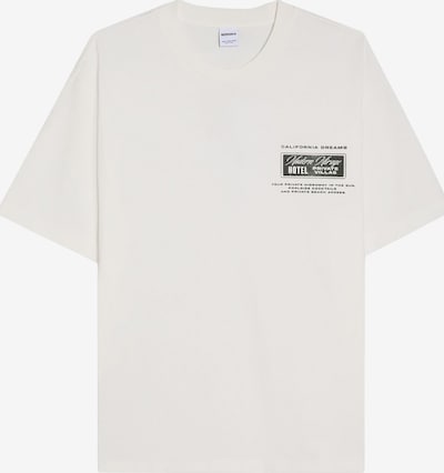 Bershka Majica v velikosti XS | črna / bela barva, Prikaz izdelka