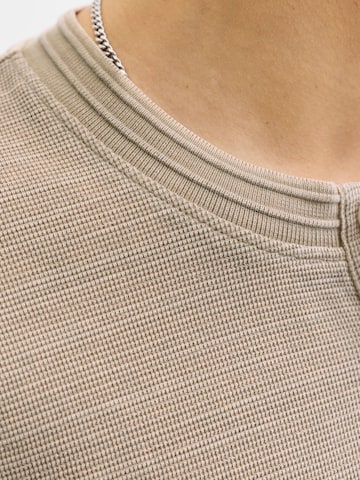 JACK & JONES T-Shirt in Beige