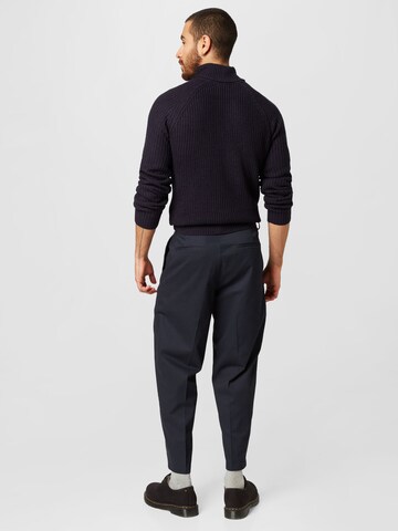 Loosefit Pantalon à plis BURTON MENSWEAR LONDON en bleu