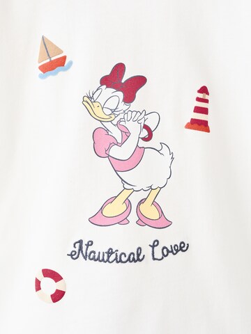 MANGO KIDS Tričko 'PDLOVE' - Biela