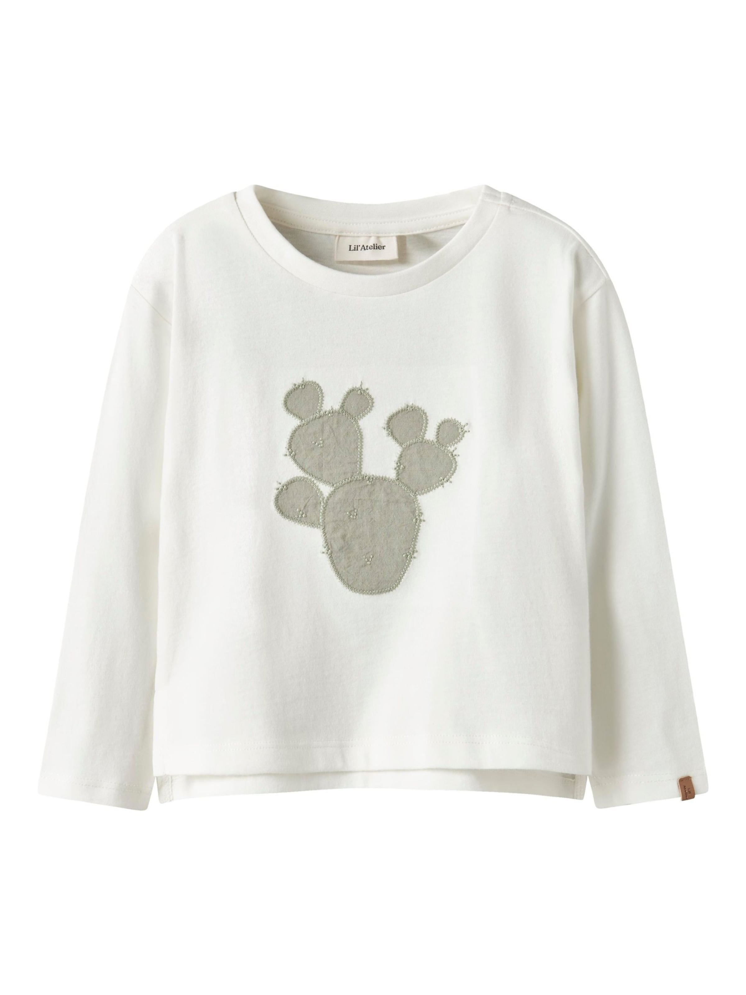 T-Shirt Lil'Atelier en blanc : devant