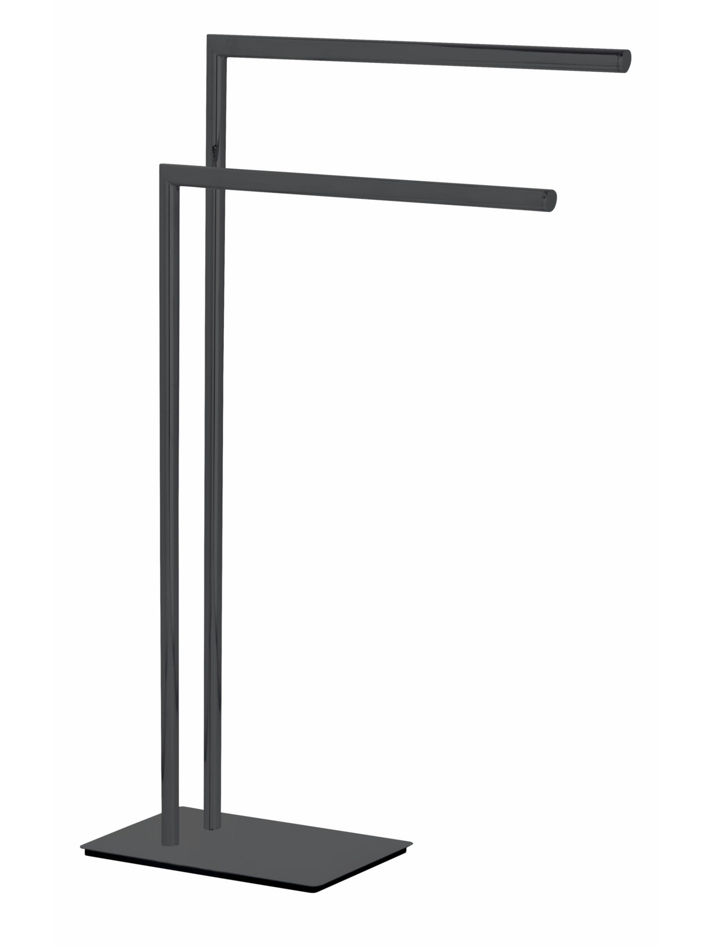 Wenko Handtuchständer 'Recco' in Schwarz: Vorderseite