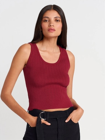Dilvin Bluse 'Blusen'‌‌‌‌‌ in Rot: Vorderseite