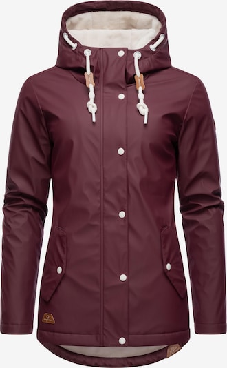 Ragwear Tehnička jakna 'Marge' u hrđavo crvena / boja vina / bijela, Pregled proizvoda