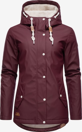 Ragwear Tehnička jakna 'Marge' u hrđavo crvena / boja vina / bijela, Pregled proizvoda