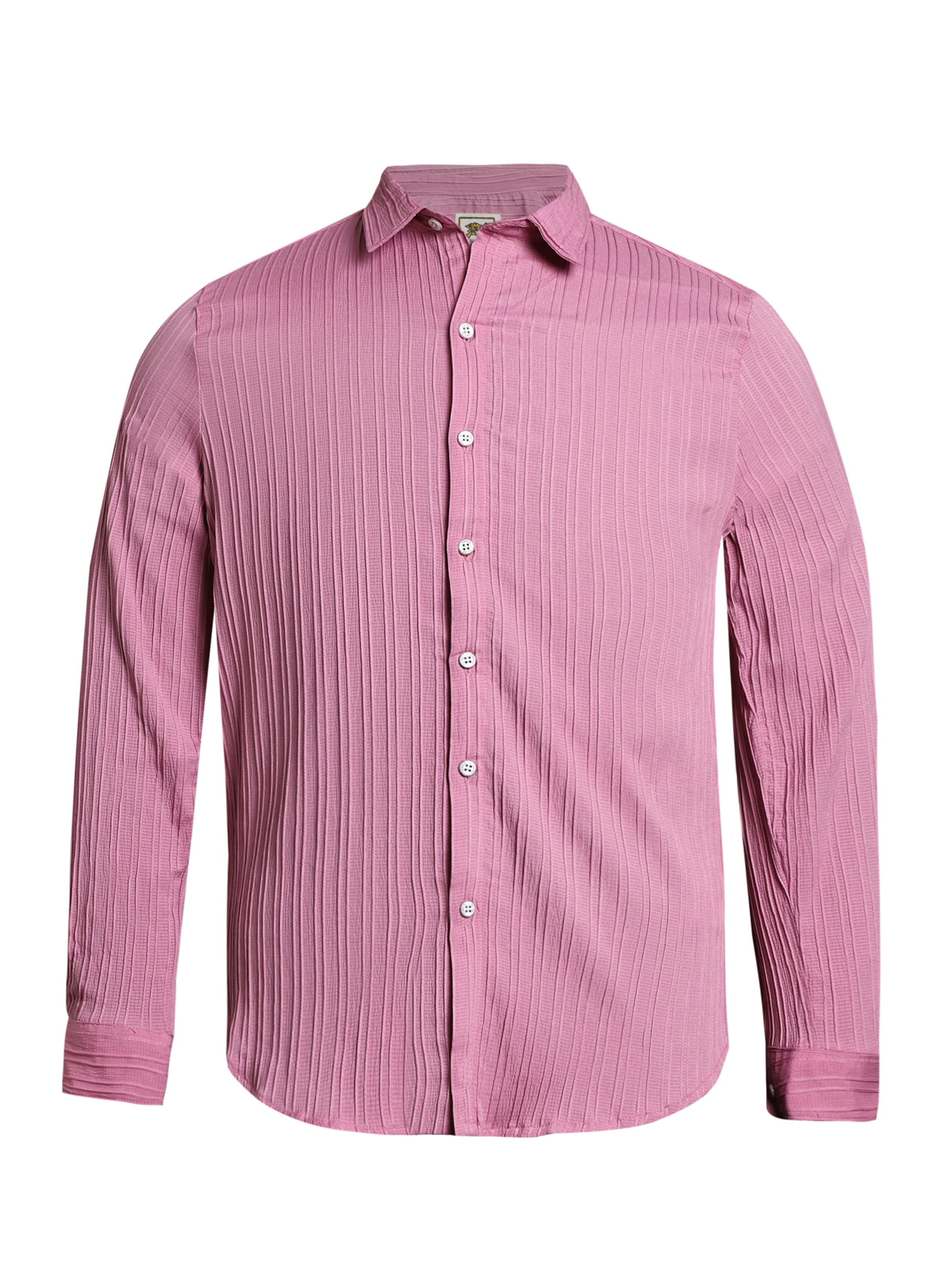 Campus Sutra Comfort Fit Skjorte 'Suzette' i pink: forside