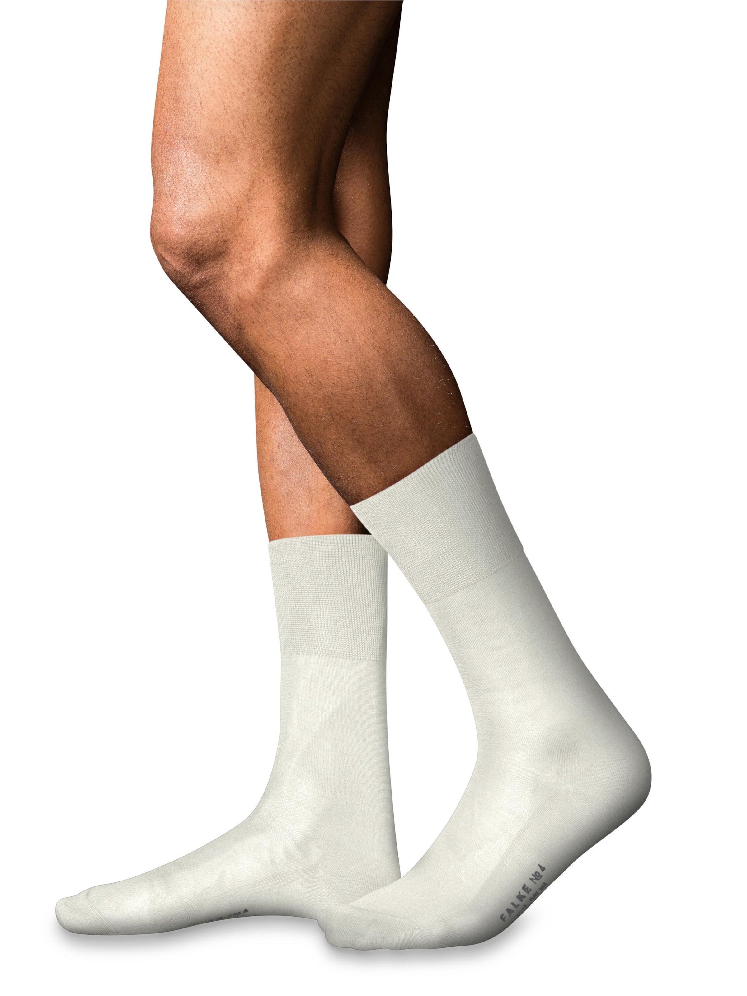 FALKE Socks 'No. 4 Pure Silk' in White