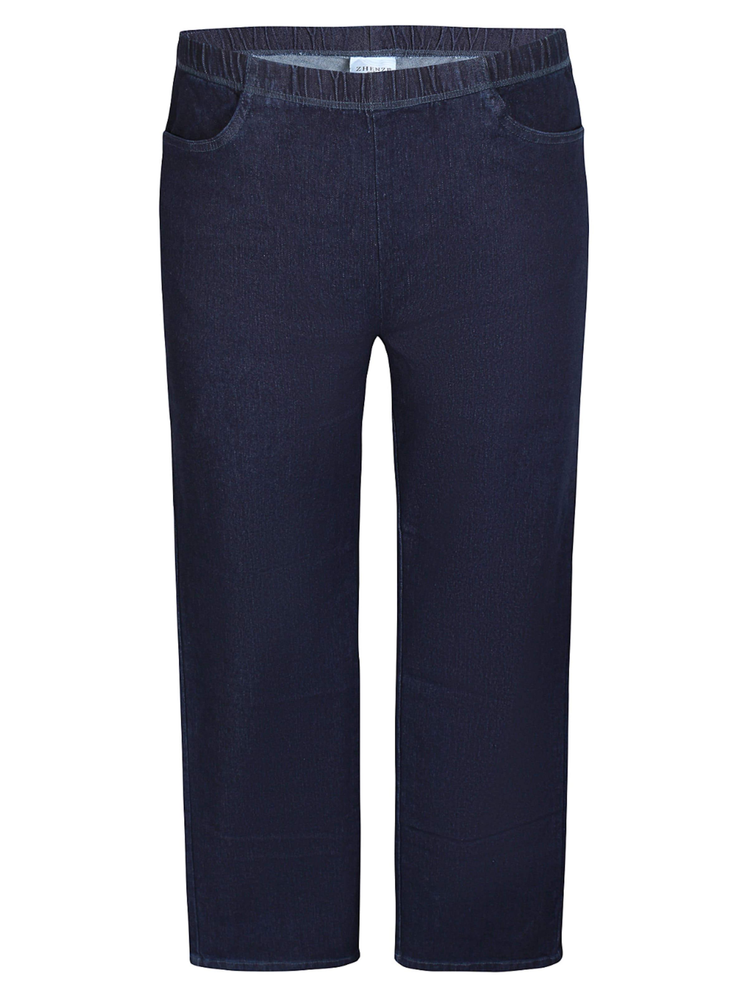 Zhenzi Loosefit Jeans 'Jazzy 44' in Blauw: voorkant