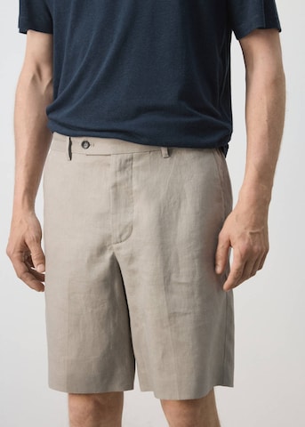 MANGO MAN Regular Shorts 'Antz' in Braun