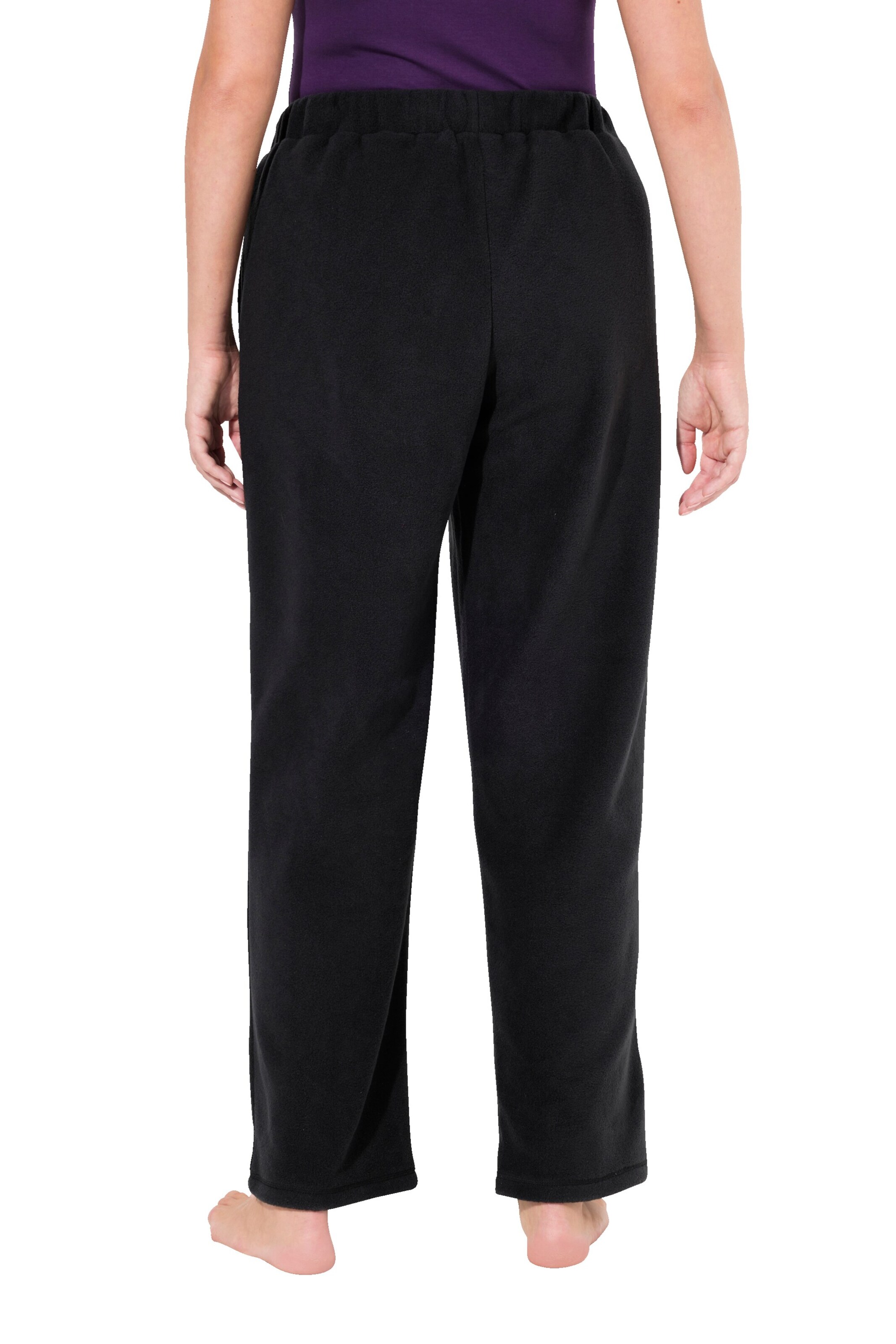 Ulla Popken Regular Hose in Schwarz