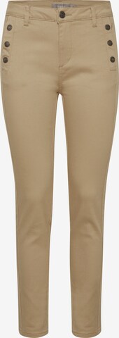 Fransa Slimfit Jeans in Beige: predná strana