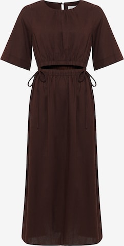 Robe 'LOTTI ' Calli en marron : devant