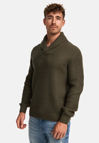 INDICODE JEANS Trui 'Brockly' in Groen