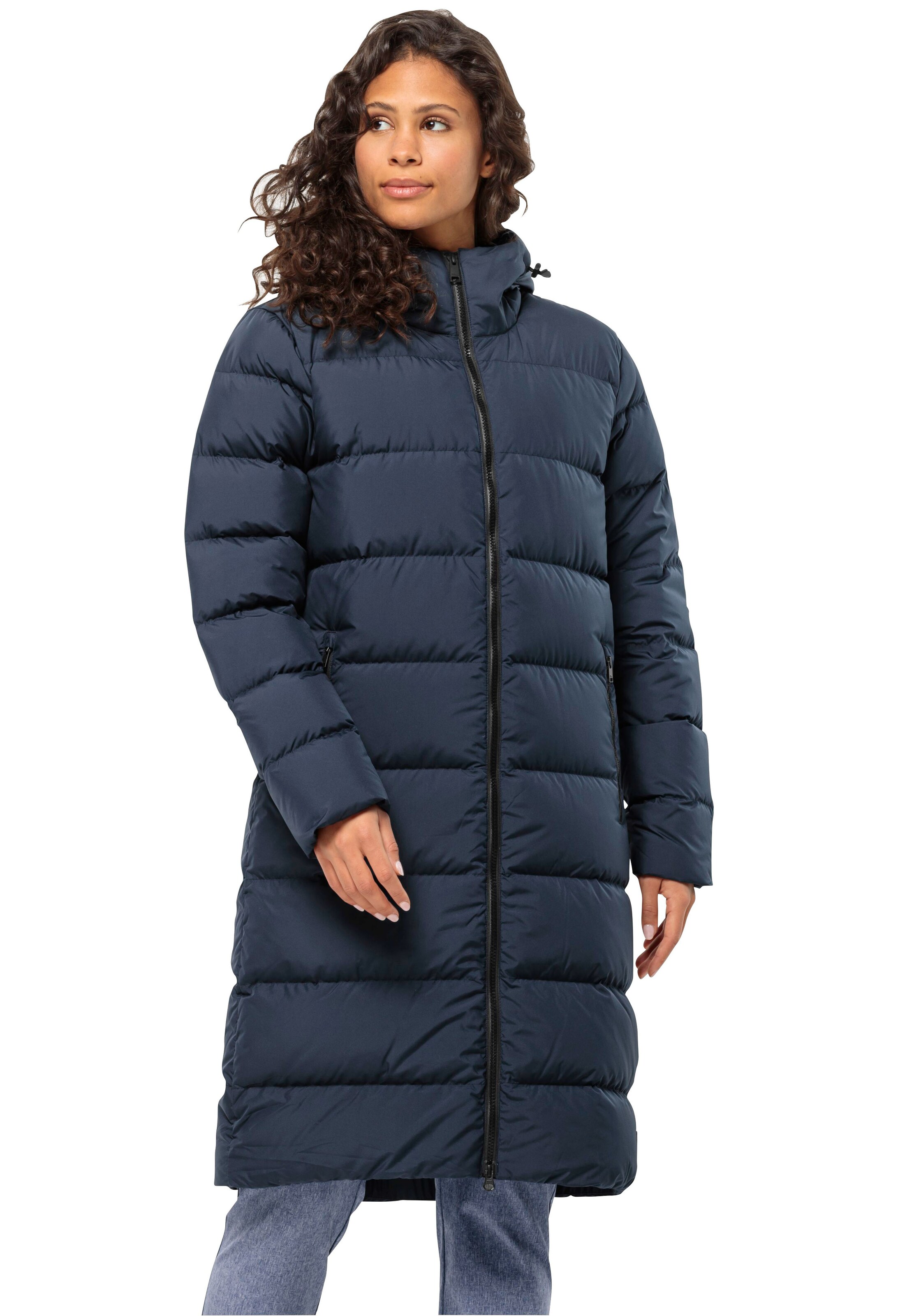 JACK WOLFSKIN Outdoor coat 'Frozen Palace' in Blue: front