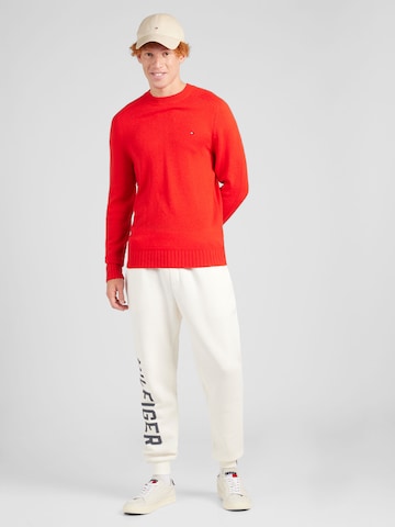 TOMMY HILFIGER Pullover in Orange