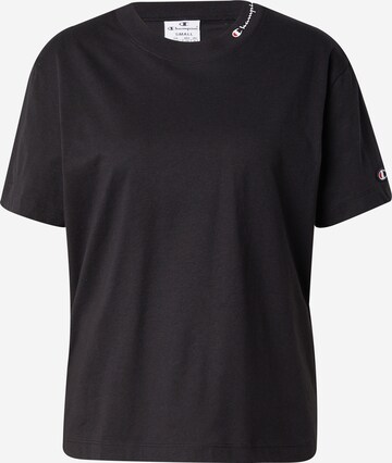 Champion Authentic Athletic Apparel T-Shirt in Schwarz: predná strana