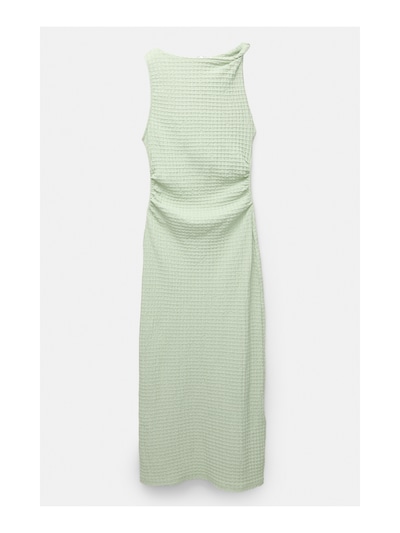 Pull&Bear Robe en vert pastel, Vue avec produit