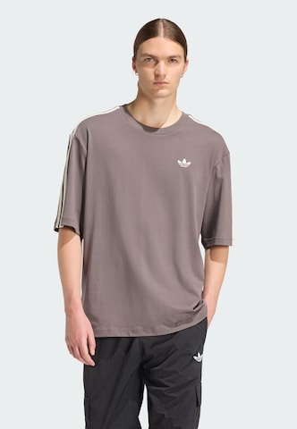 T-Shirt 'Adicolor' ADIDAS ORIGINALS en marron : devant