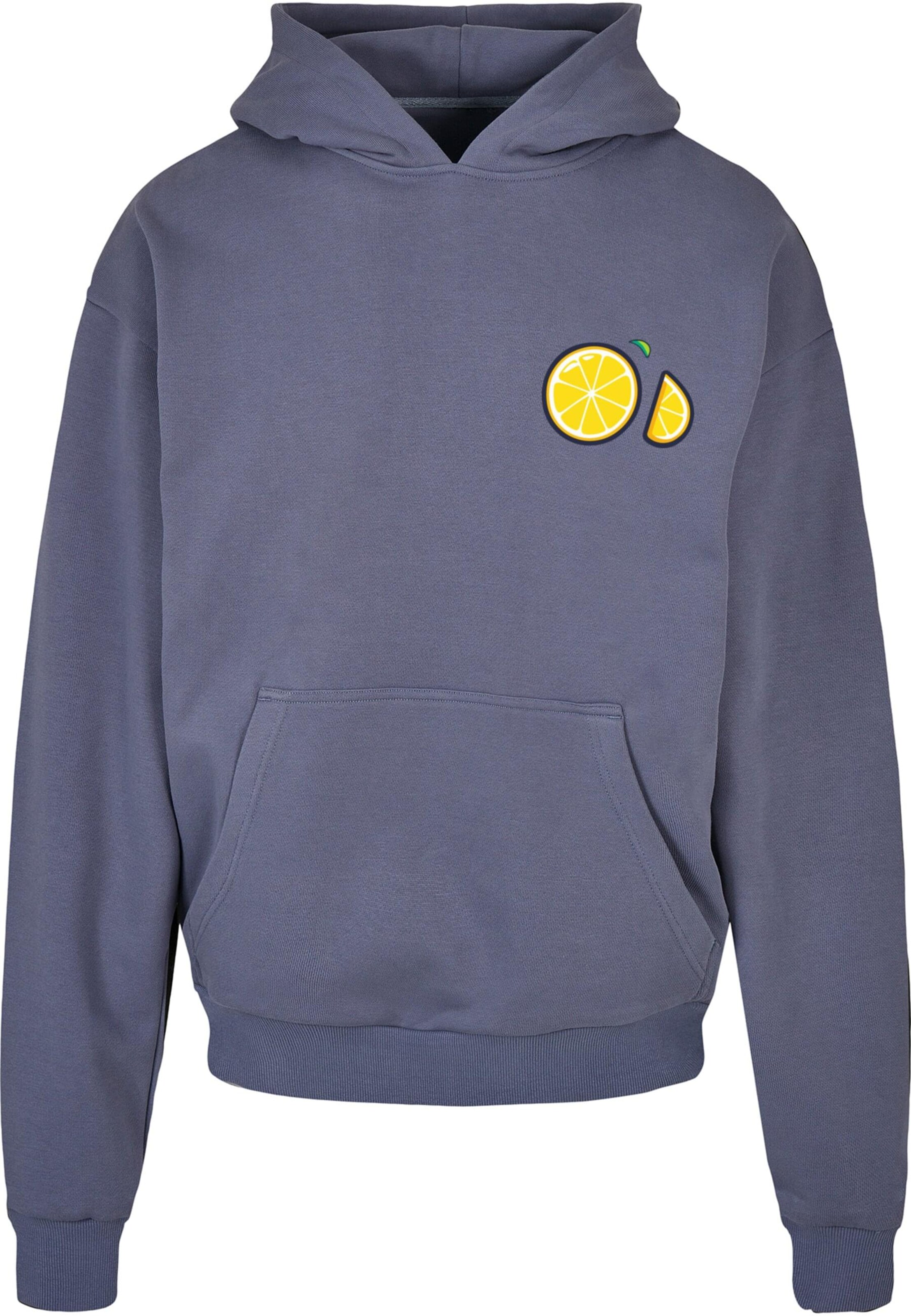 Merchcode Sweatshirt 'Lemon Party' in Blue: front