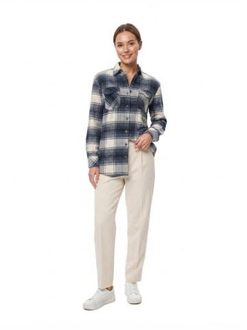 Chemisier 'Women's flannel shirt with 4 Pockets' Radwa en bleu