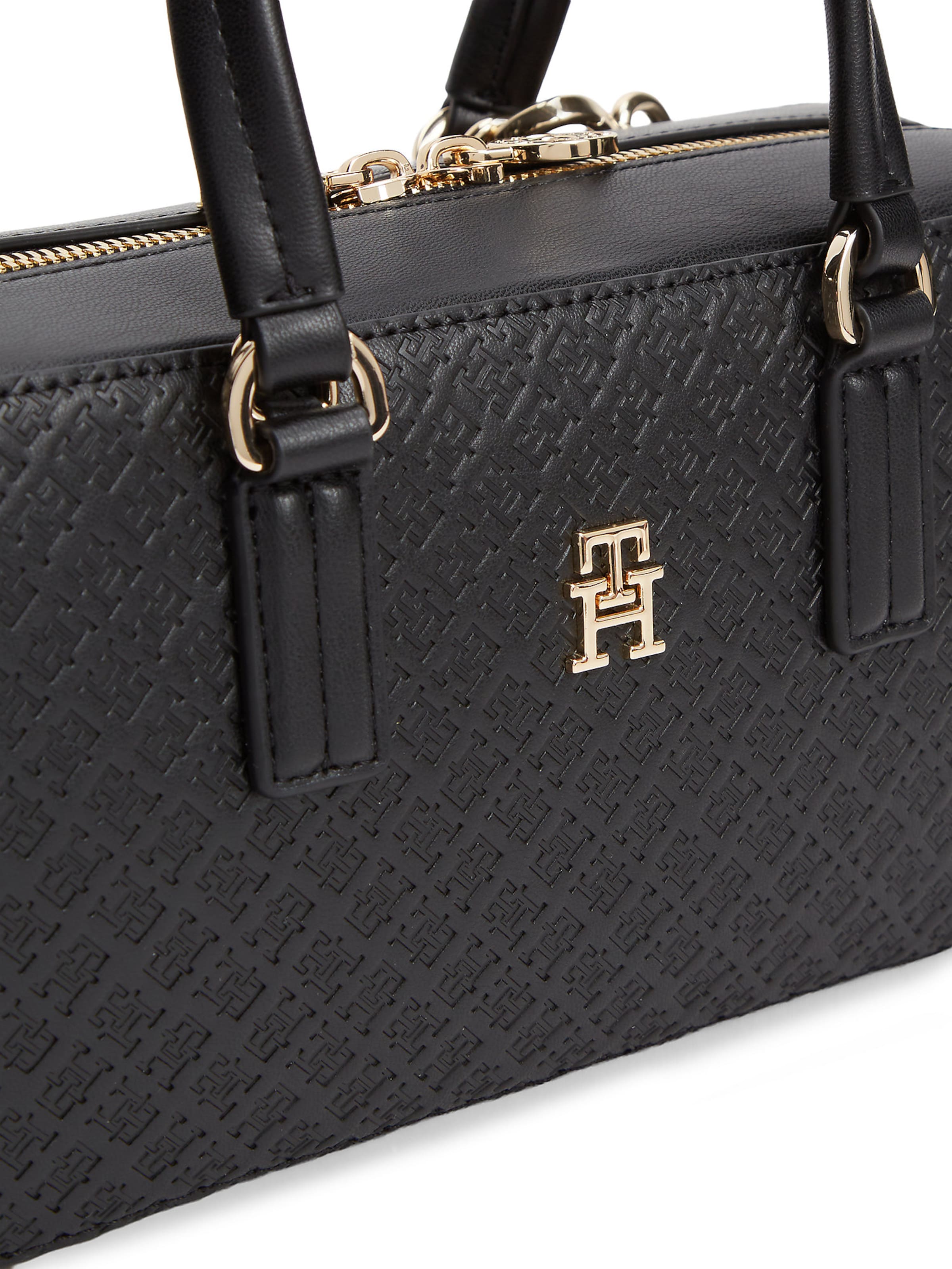 TOMMY HILFIGER Handtasche in Schwarz