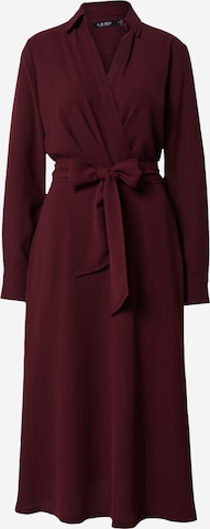 Lauren Ralph Lauren Shirt dress 'ROWELLA' in Red: front