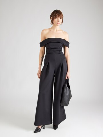 Tuta jumpsuit 'JODIE' di WAL G. in nero: frontale