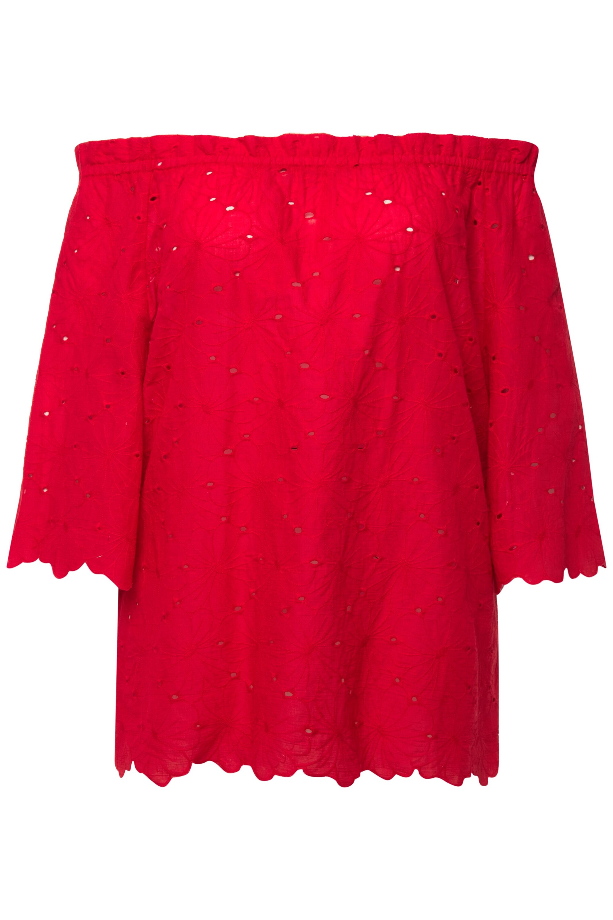 Ulla Popken Bluse in Rot: Vorderseite