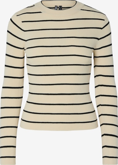 Megztinis iš PIECES, spalva – šampano / juoda, Prekių apžvalga