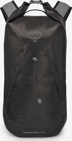 Osprey Sports Backpack in Black: front