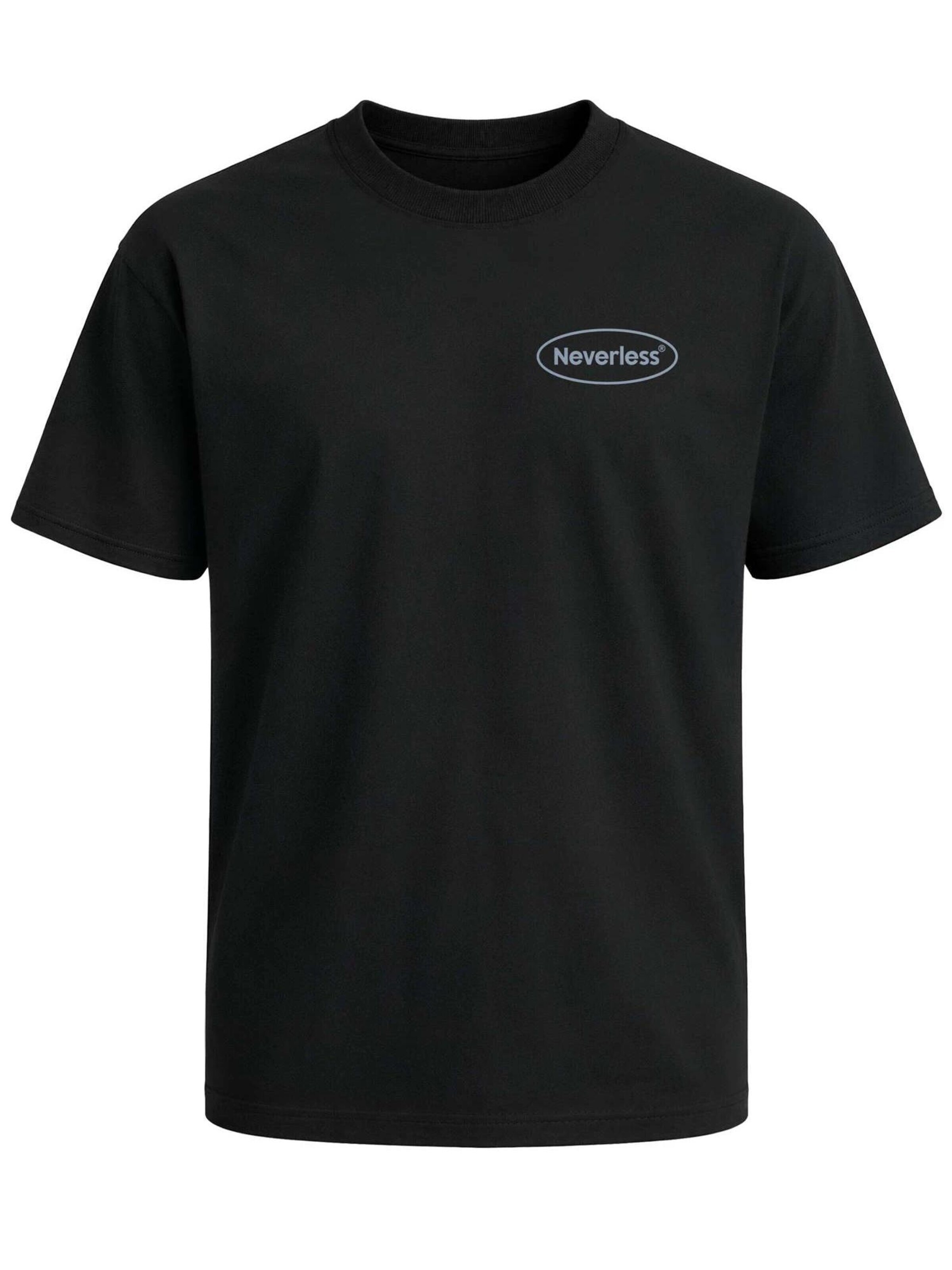 Neverless Shirt 'Growth and Gratitude' in Black