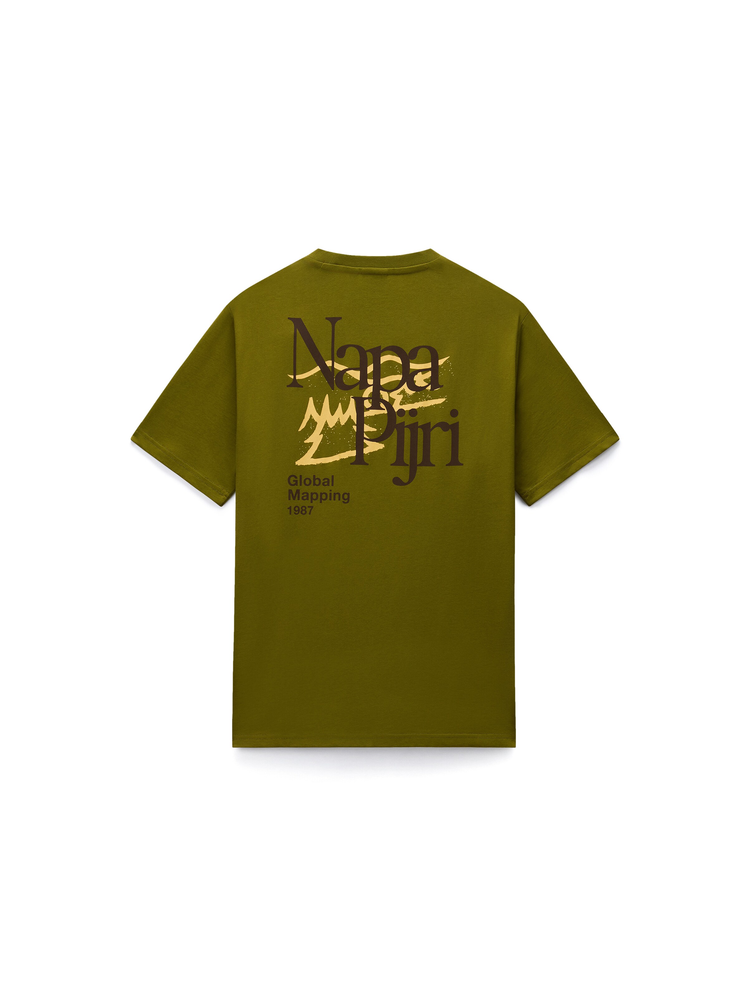 Tricou 'S-Yose' de la NAPAPIJRI pe verde