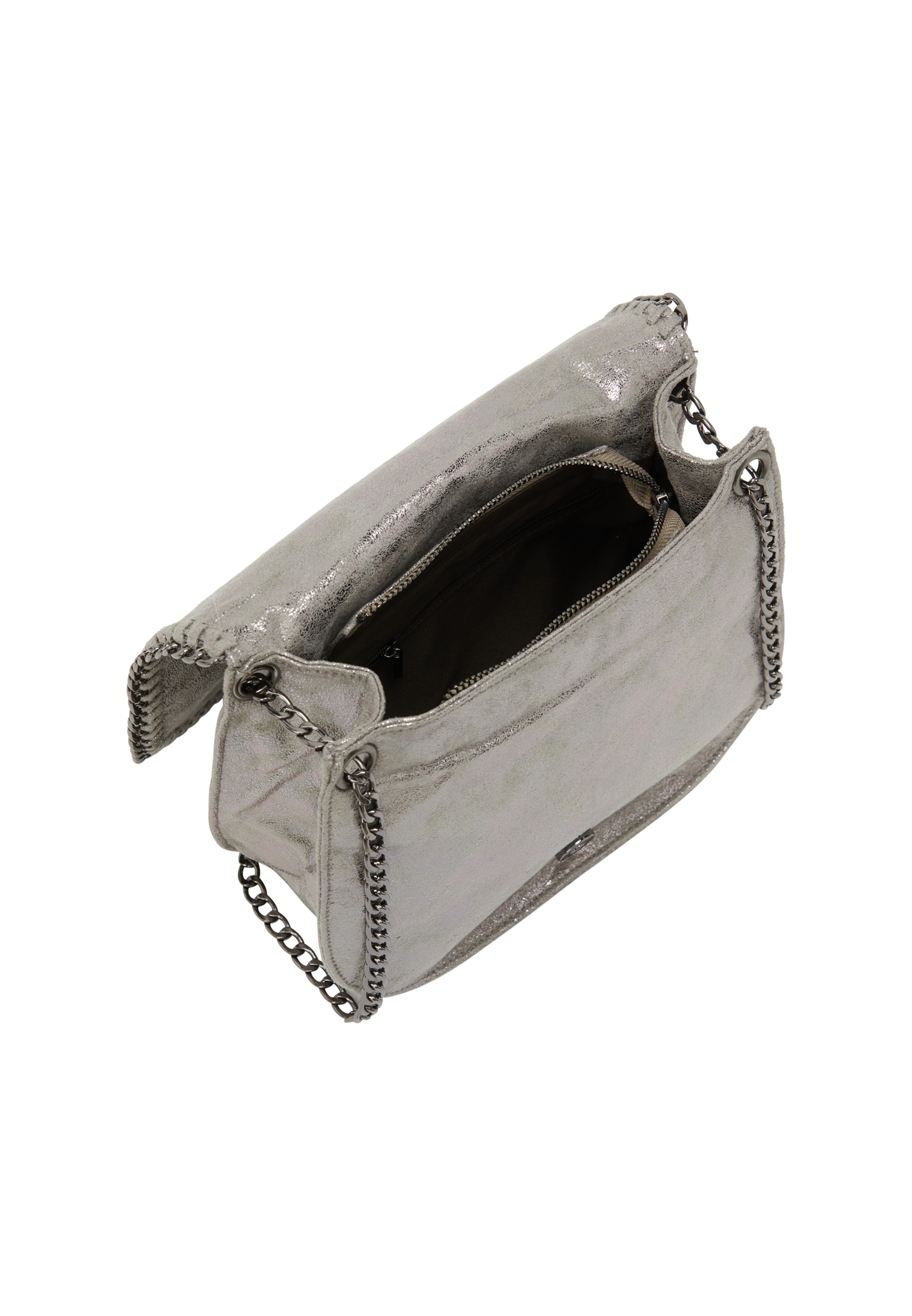 faina - Mala de ombro em prata