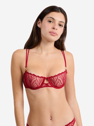 ETAM Balconette BH in Rot: Vorderseite