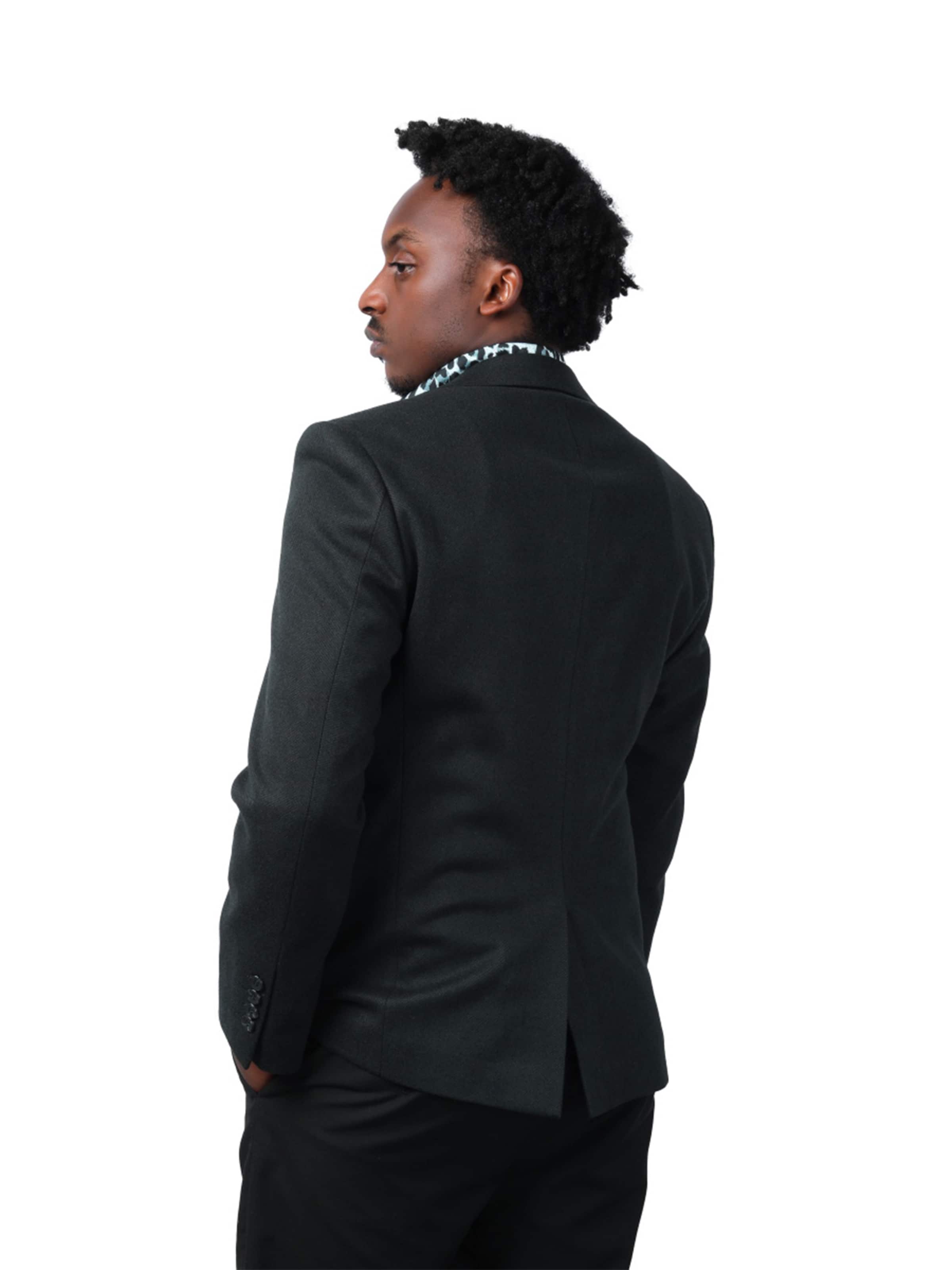 Youthup Slim Fit Sakko‌‌‌‌‌‌‌‌ in Schwarz
