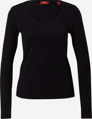 T-shirt ESPRIT en noir : devant