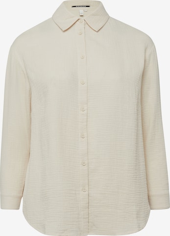 Chemisier QS en beige : devant