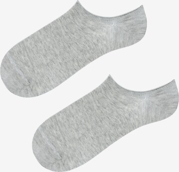 CALZEDONIA Ankle Socks in Grey: front