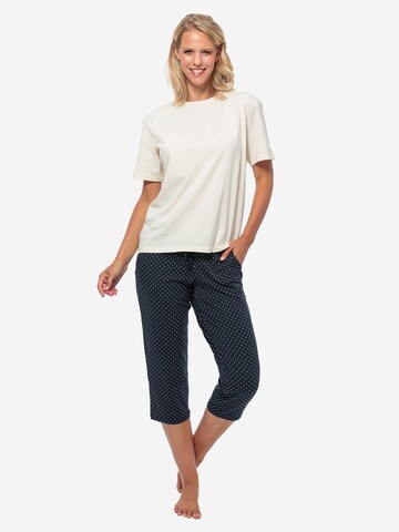 SCHIESSER Pajama 'Organic Cotton' in White