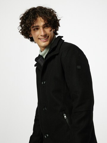 INDICODE JEANS Between-Season Jacket 'Clark' in Black