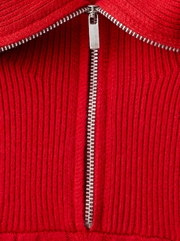 MANGO Trui 'RIBRAID' in Rood