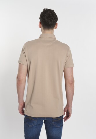 T-Shirt 'Hampus' DENIM CULTURE en beige