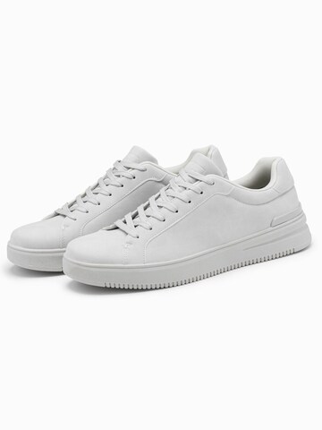 Ombre Platform trainers in White