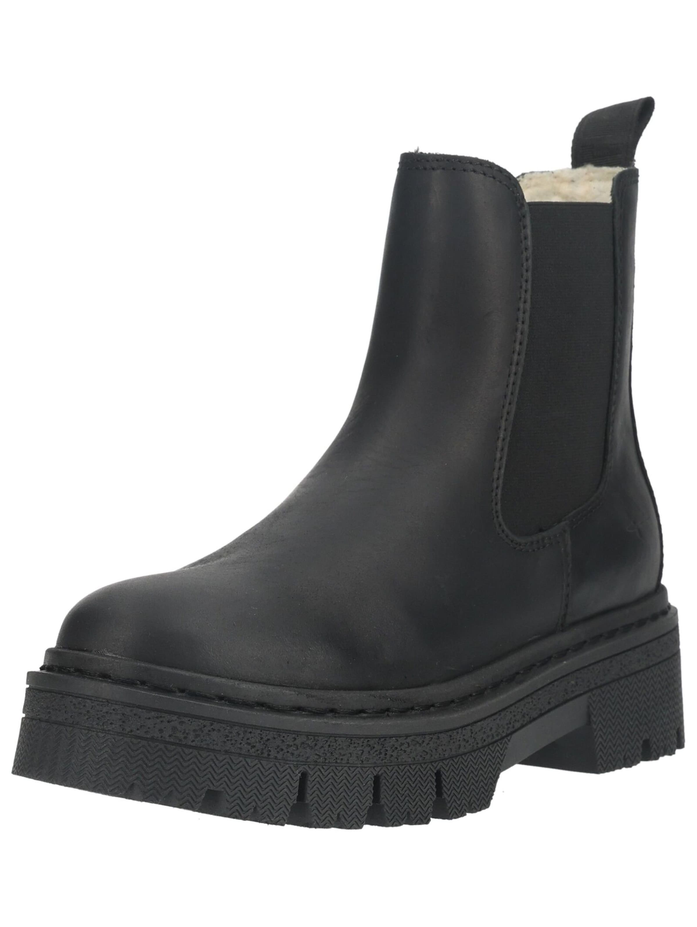Tamaris Chelsea Boots in Schwarz: Vorderseite