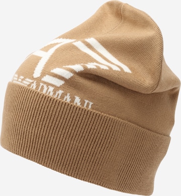 EA7 Emporio Armani Шапка в Коричневый: спереди