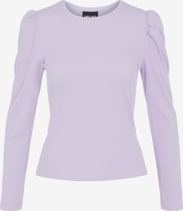 PIECES Shirt 'Anna' in Purple: front