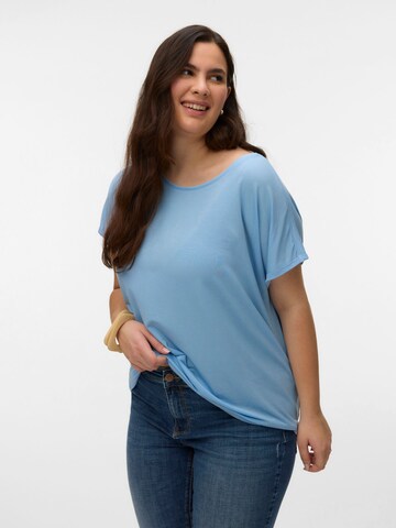 Vero Moda Curve Shirt in Blauw: voorkant
