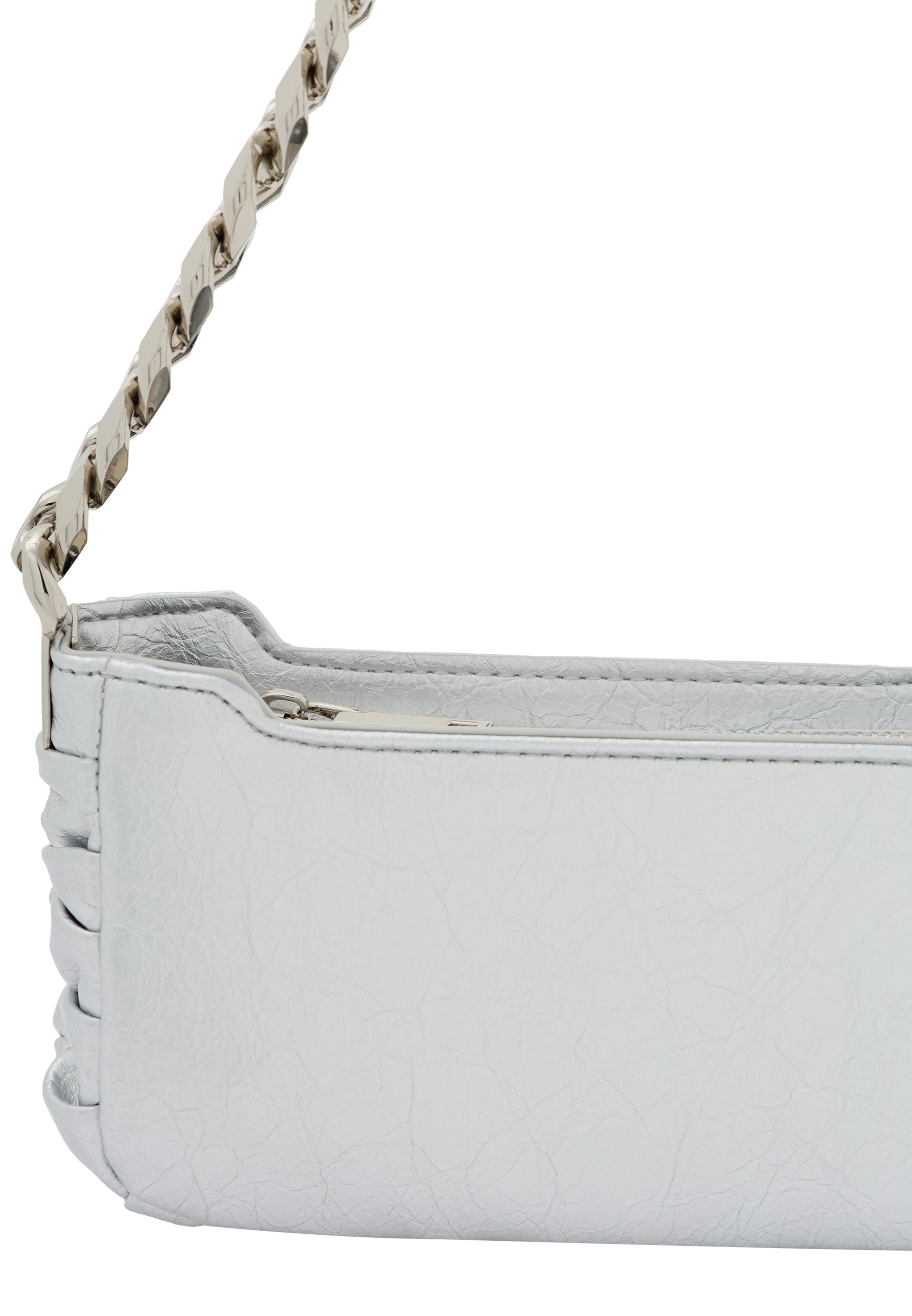 faina Skuldertaske i sølv