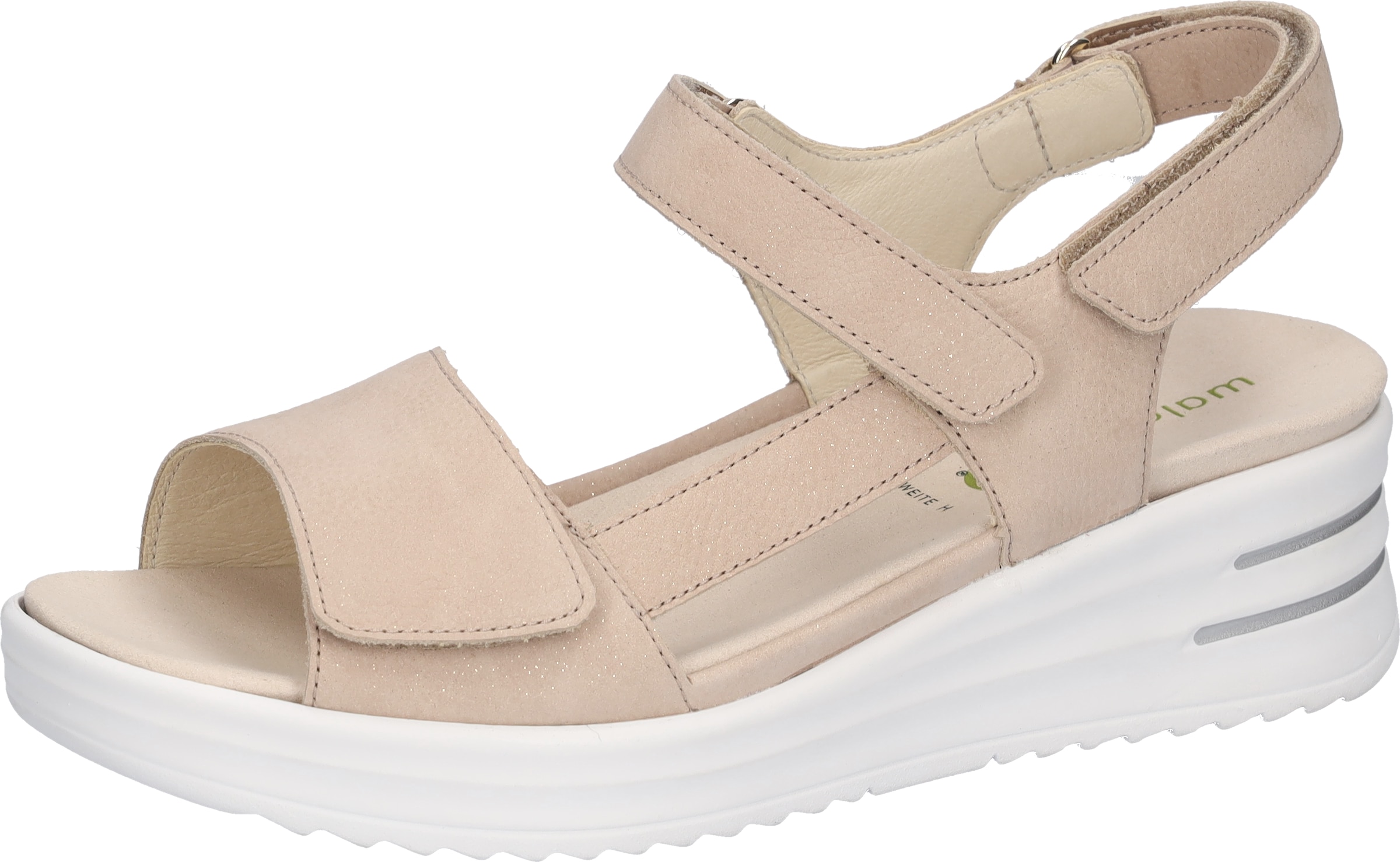 WALDLÄUFER Sandale in Beige: Vorderseite