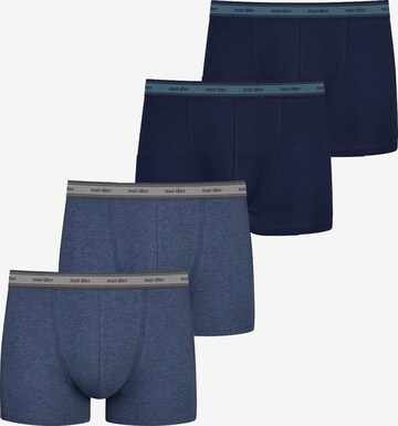 Nur Der Boxershorts 'Retro' in Blauw: voorkant